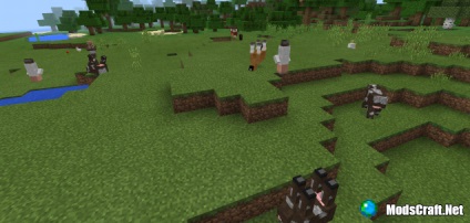 Hogyan kell flip egy karakter vagy csőcselék a minecraft pe