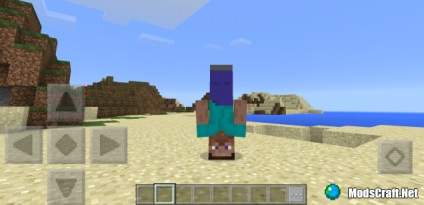 Hogyan kell flip egy karakter vagy csőcselék a minecraft pe