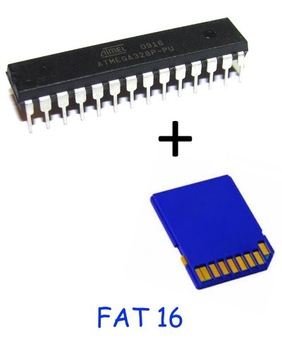 Az SD kártya csatlakoztatása a mikrokontrollerhez (primitív módon)