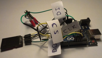 Cum se conectează cardul SD la microcontroler (mod primitiv)
