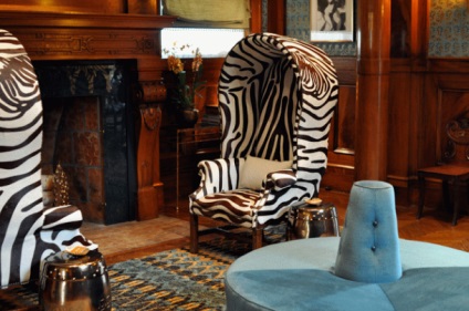 Hogyan alkalmazzunk egy zebra mintát - egy modern belső térben