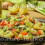 Salată de cartofi cu rețetă brynza
