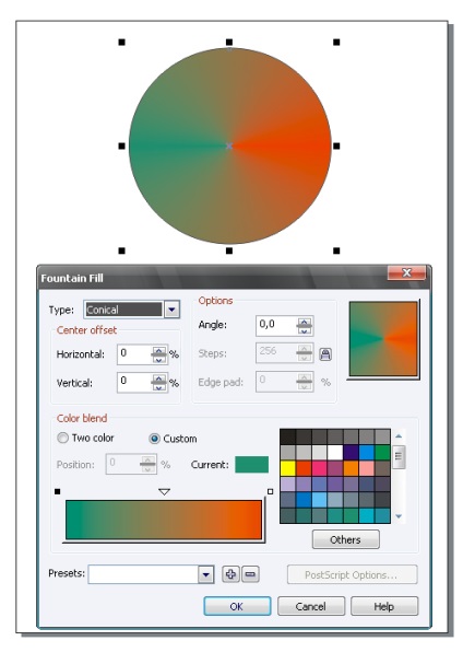 Egy rövid lecke az, hogy hogyan hozhat létre kúpos gradienst az Adobe Illustrator programban néhány perc alatt!