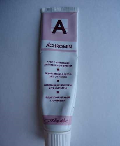 Crema de albire alen mak achromin - crema de albire achromină din pete pigmentate nu ajută