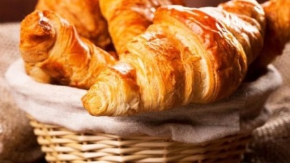 Croissants élesztő sütés recept