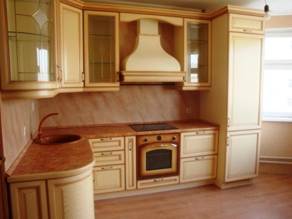 Bucătărie în n 44 (42 fotografie), dimensiunea camerei de bucătărie în această casă, layout odnushki, design