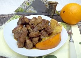 Carne cu portocale reteta cu carne de porc