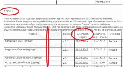 Actualizarea programului de discuții pe GPS-navigatorii auto (partea întâi)