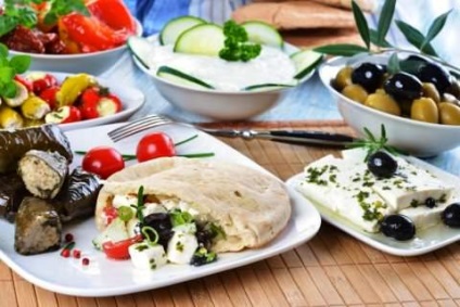 Principiile de bază ale dietei grecești