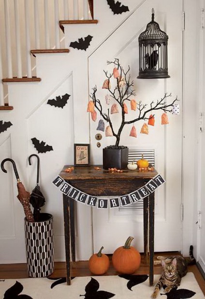 Idei grozave pentru decorarea unui apartament pentru Halloween