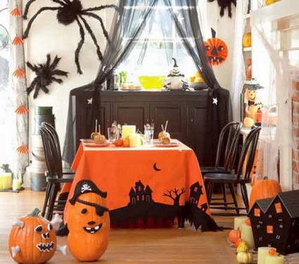 Idei grozave pentru decorarea unui apartament pentru Halloween