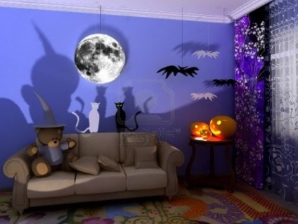 Idei grozave pentru decorarea unui apartament pentru Halloween