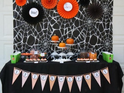 Idei grozave pentru decorarea unui apartament pentru Halloween