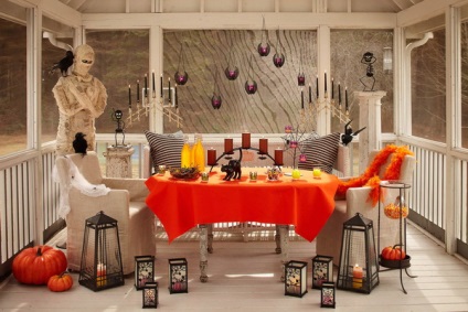 Idei grozave pentru decorarea unui apartament pentru Halloween