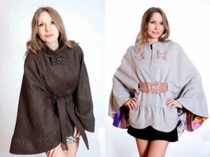 Coat-poncho este o alternativă excelentă la modelele standard