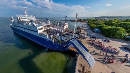 Поромна переправа крим - офіційний сайт, розклад поромів, квитки, чергу, парою в крим