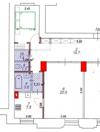 Remodelarea unui apartament cu 3 camere în stalinka, idei pentru renovare