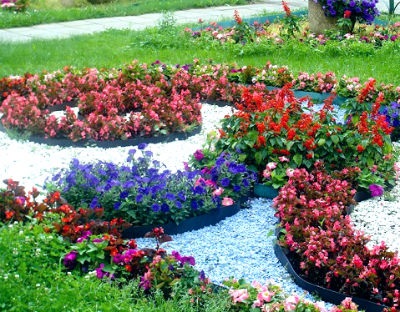 Pregătirea unei grădini de flori într-o grădină, paturi de flori și dispozitivul lor