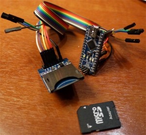 Conectarea și utilizarea cardului sd arduino, cookie-uri electronice