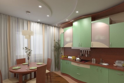 Plafoane din ghips-carton - fotografii, design pentru o sală, bucătărie, baie și living