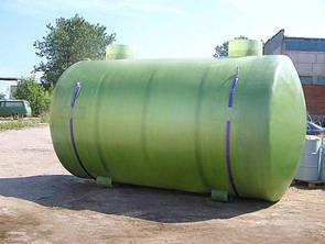 Rezervoare de incendiu din fibră de sticlă, rezervoare orizontale subterane pentru apă până la 200 m3