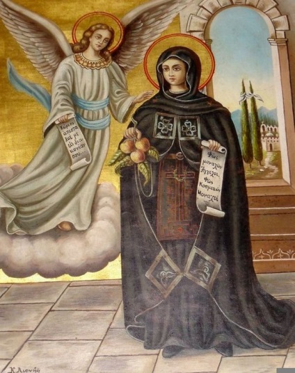 Irene Cappadocian tiszteletes (hrisvolanskaya), a Konstantinápolyi kolostor kisasszonya