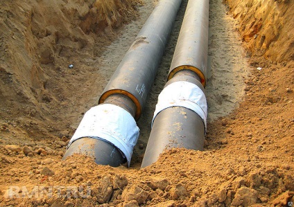 A földgázvezetékek elhelyezése - föld alatt és földön
