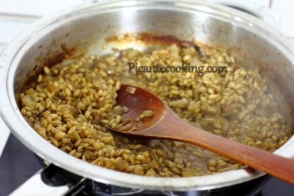 Risotto simplu din orzul de perle, picantecooking