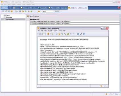 Dezvoltarea agentului ibm lotus domino cu sprijin jms