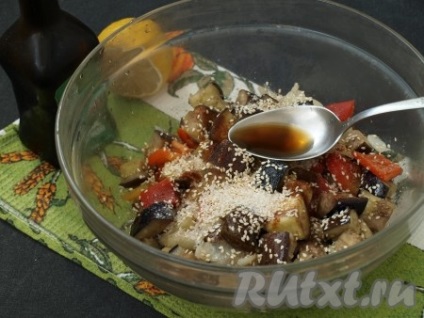 Salata de vinete cu sos de soia - reteta cu fotografie