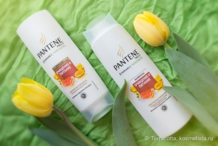 Șampon și balsam de balsam pantene pro-v - curățare și nutriție - recenzii