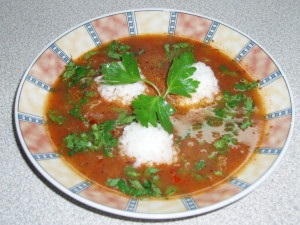 Supa din pasta de tomate, retete de supa