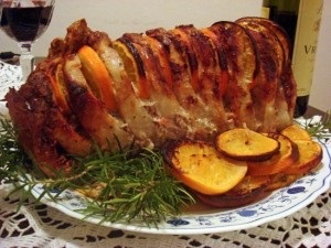 Carne de porc cu portocale în cuptor - un fel de mâncare pentru noul an sau Crăciun