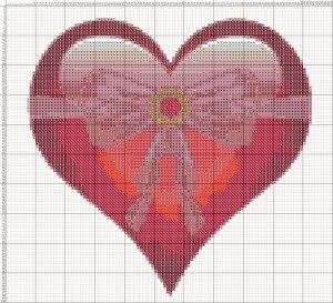 Scheme de broderie de valentine