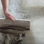 Grosimea șapei de ciment
