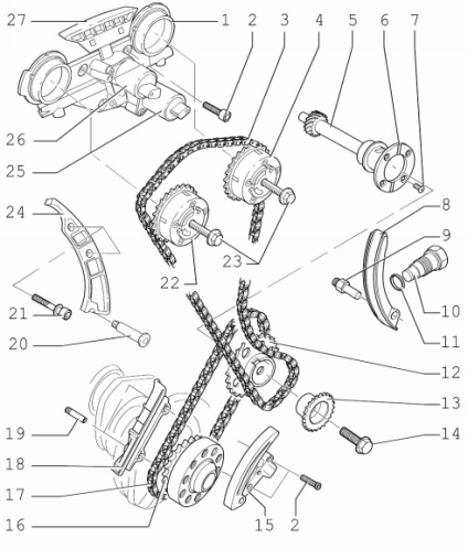 Touareg înlocuind lanțul de rpm, touareg v6 3, 2