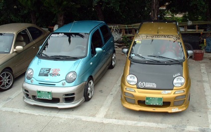 Tuning daewoo matiz, fotó tuning szalon deu matiz