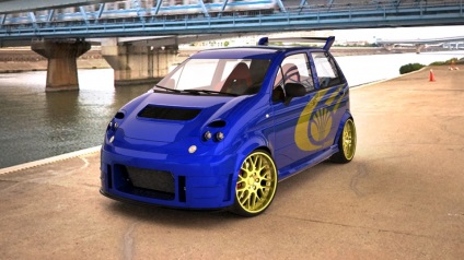 Tuning daewoo matiz, fotografie tuning salon deu matiz