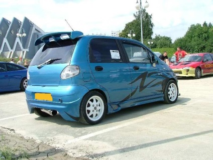 Tuning daewoo matiz, fotografie tuning salon deu matiz