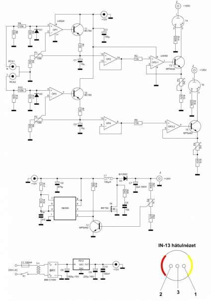 Tub amplificator push-pull