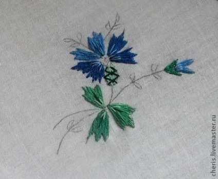 Embroider un albăstrău - târg de maeștri - manual, manual