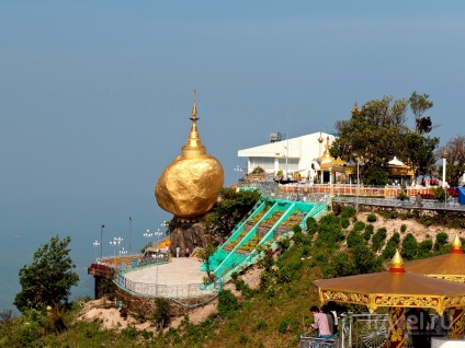 Az arany kő gravitációjának hívása Mianmarban