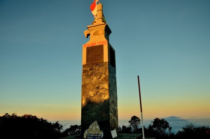 A vulkanikus láva a surakarta mellett