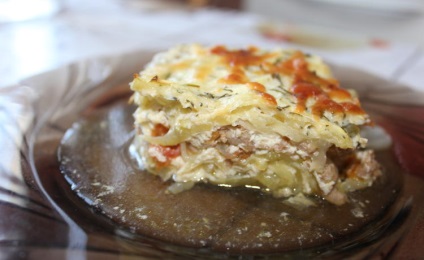 Zucchini friptură cu carne tocată și brânză în cuptor