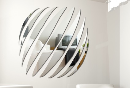 Oglinda ca un element important al unui design unic în interiorul modern al apartamentului dvs. - fotografie,