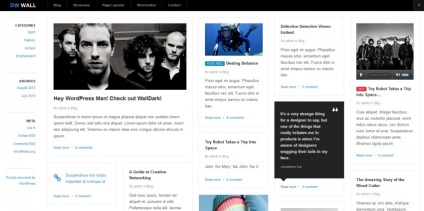 20 template-uri Wordpress pentru un blog cu o grilă în stilul pinterest