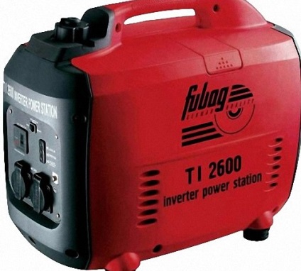 Generator de gaze fubag ti 2600 - caracteristici, specificatii, manual de utilizare, recenzii, constructii