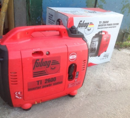 Generator de gaze fubag ti 2600 - caracteristici, specificatii, manual de utilizare, recenzii, constructii