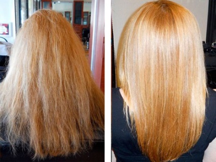 Botox pentru păr înainte și după fotografii, medicamente utilizate, etape de procedură
