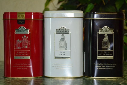 Sortimentul de ceai Ahmad, colecția verde, recenzii
